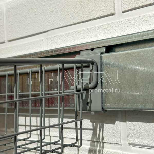 корзина металлическая лёгкая широкая 38.5x26x10 GL31c
